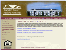 Tablet Screenshot of burleighcountyhousing.com